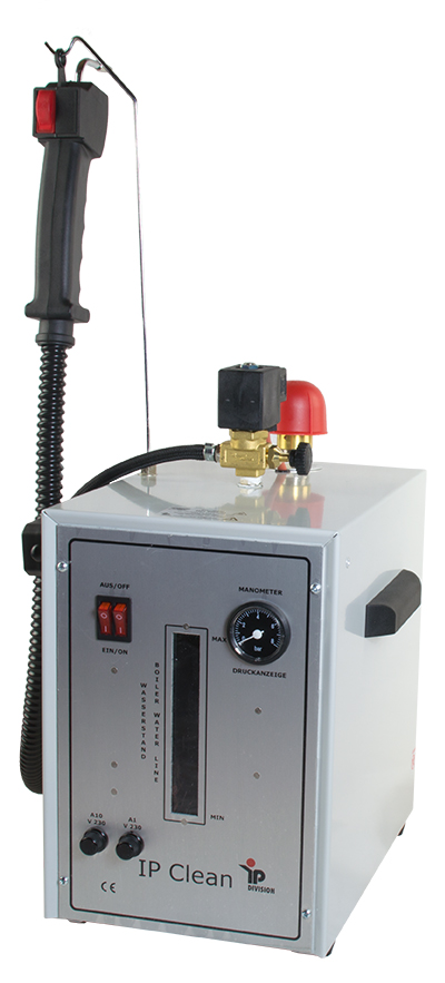 Dampfstrahlgerät IP Clean – 5L, 5 bar, Edelstahlkessel IP Division